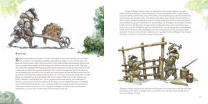Sample spread for Badgers in Gwelf: The Survival Guide. 