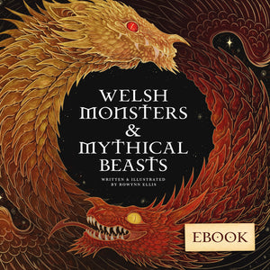 books with monsters in them Welsh Monsters & Mythical Beasts eBook (Digital Download)